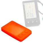 Protector de silicona impermeable rojo display S866