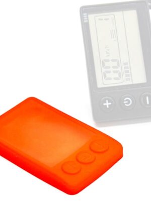 Protector de silicona impermeable rojo para display S866