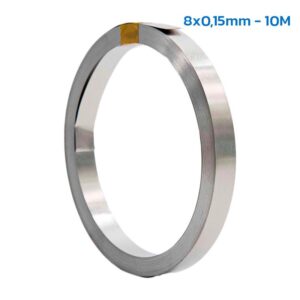 Niquel (acero niquelado) 8x0,15mm -10M