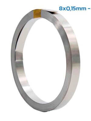 Niquel (acero niquelado) 8x0,15mm -10M