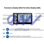 Display S866 con conector waterproof [Ewheel] - Imagen 5