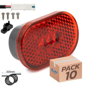 Luz trasera guardabarros 5-12V para Xiaomi 1S, Essential, Pro2 y MI3 - 10uds