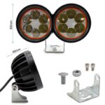 Luz delantera con doble foco led EWLM001 12/72V [Ewheel] - Imagen 2