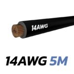 Cable negro 14 AWG - 5M - Imagen 2