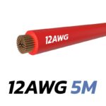 Cable rojo 12 AWG - 5M - Imagen 2