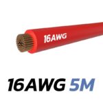 Cable rojo 16 AWG - 5M - Imagen 2