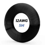 Cable negro 12 AWG - 5M - Imagen 3