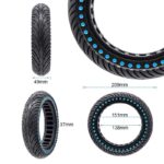 Rueda maciza ultraligera 8,5x2-6,1/B34 - puntos azules [Nedong] - Imagen 2