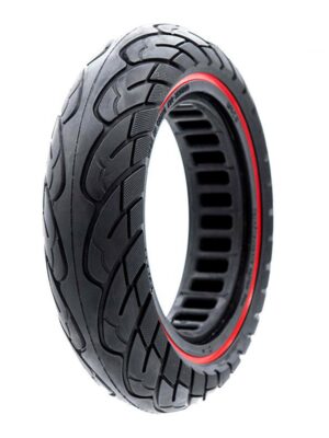 Rueda maciza ultraligera 10x2,5-6,1/B34 - línea roja [Nedong]