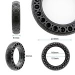 Rueda maciza perforada 60/70-6,5/B44 (10x2,5-6,5) para Ninebot G30 - Imagen 2
