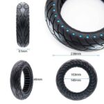 Rueda maciza ultraligera 10x2,5-6,1/B44 - puntos azules [Nedong] - Imagen 2