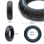 Rueda maciza ultraligera 10x2,5-6,5/B44 - línea azul [Nedong] - Imagen 2