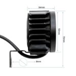 Faro led con claxon FC1 12-72v - Imagen 2