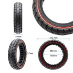 Rueda maciza ultraligera offroad 230x50 - linea roja [Ewheel] - Imagen 2