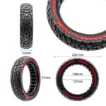 Rueda maciza ultraligera offroad 8,5x2-6,1/B34 - roja [Nedong] - Imagen 2