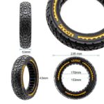 Rueda maciza ultraligera offroad 10x2,125-6,5/B44 [Nedong] - Imagen 2