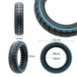 Rueda maciza ultraligera offroad 230x50 / 9x2-6,1/B34 [Ewheel] - Imagen 2