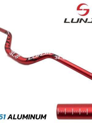 Manillar de 720mm con elevación 90mm rojo