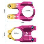 Potencia para manillares de 31,8mm EWPM-003 rosa-amarillo - Imagen 3