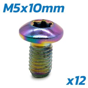 Tornillo M5x10 para discos de freno - 12 uds