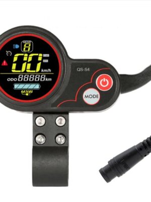 Display QS-S4 36-72V 6 pin con acelerador de índice