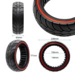 Rueda maciza ultraligera 8,5x2,5-6,1/B58 - línea roja (válido para Dualtron Mini) [Ewheel] - Imagen 2
