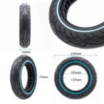 Rueda maciza ultraligera 10x2,125-6,1/B34 - línea azul [Nedong] - Imagen 2