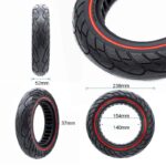 Rueda maciza ultraligera 10x2,125-6,1/B34 - linea roja [Nedong] - Imagen 2