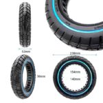 Rueda maciza offroad ultraligera 10x2,125-6,1/B34 linea azul [Ewheel] - Imagen 2