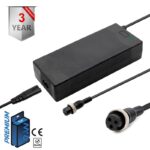Cargador premium 60v (salida 66,4v)  2A conector Gx16 [Ewheel]