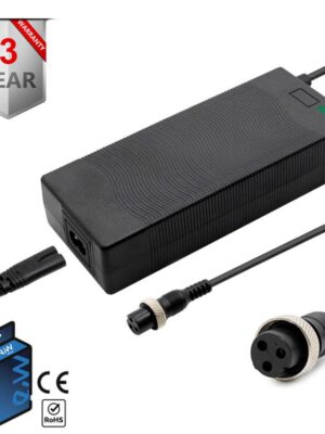 Cargador premium 60v (salida 66,4v)  2A conector Gx16 [Ewheel]