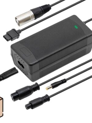 Cargador 48V (salida 54,6v) 2A con conectores DC y GX para Smartgyro speedway/Rockway y similares/ NIU