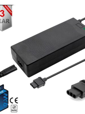 Cargador premium 48V (salida 53,2v) 2A para NIU -conector SJT-125E