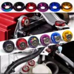Arandela JDM azul con tornillos M6x16 - 10uds - Imagen 3