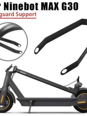 Soporte guardabarros de metal negro para Ninebot Max G30