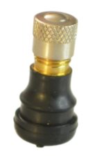RiuScooter Set de 6 Válvulas Tubeless Cortas, Xiaomi etc Color Negro Dorado, Con llave palanca - Imagen 2