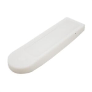 Protector de silicona impermeable blanco para display recto