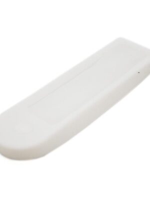 Protector de silicona impermeable blanco para display recto