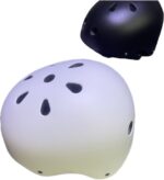 RiuScooter Casco Patinete Electricos, Bicicletas, Deporte Ajustable para Jóvenes Adultos, Patinaje en Línea Ciclismo, S, Blanco - Imagen 5
