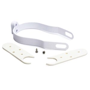 Soporte guardabarros de plástico blanco universal para Xiaomi M365 y Pro