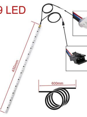 Tira led RGB programable 12V [Minimotors] - 0,45M