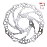 Disco de freno 140mm R6,2 plata 6H para patinete eléctrico