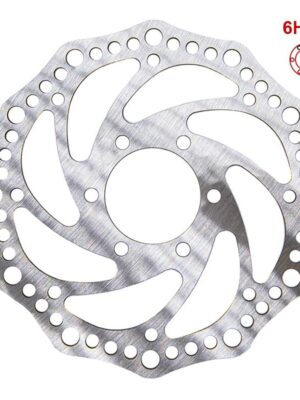 Disco de freno R6,2 140mm 6H plata - 48mm