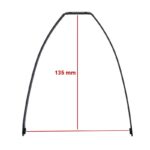Soporte guardabarros Xiaomi Mi4 Pro metálico negro 11” - Imagen 3