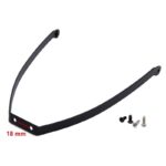 Soporte guardabarros Xiaomi Mi4 Pro metálico negro 11” - Imagen 4