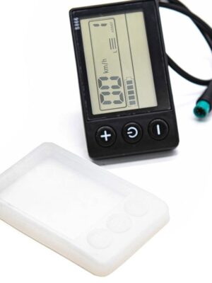 Protector de silicona impermeable blanco para display S866