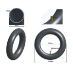 Cámara 8,5x2 VR Ewheel Reforzada Válvula Recta - Imagen 4