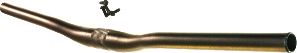 RiuScooter Barra de Manillar, 22mm x 630mm, 280g, G30, Negro - Imagen 2