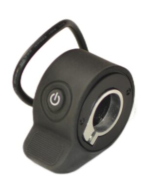 RiuScooter Acelerador de Patinete Eléctrico con Botón de Encendido, Cable Multicolor, Negro. Genérico