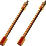 RiuScooter Dos Adaptadores Inflador, 10 cm, Dorado